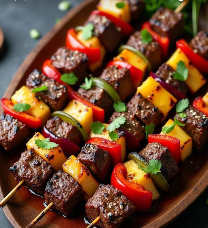 Brochettes de boeuf